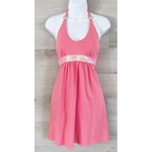 Victoria Secret Bra Top Halter dress - Salmon Sm